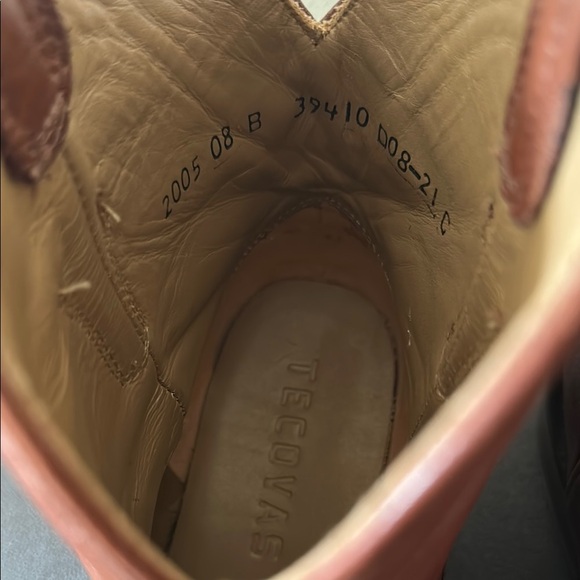 Tecovas Casey Bourbon Lizard Women’s Boots, size 8 - Picture 2 of 5